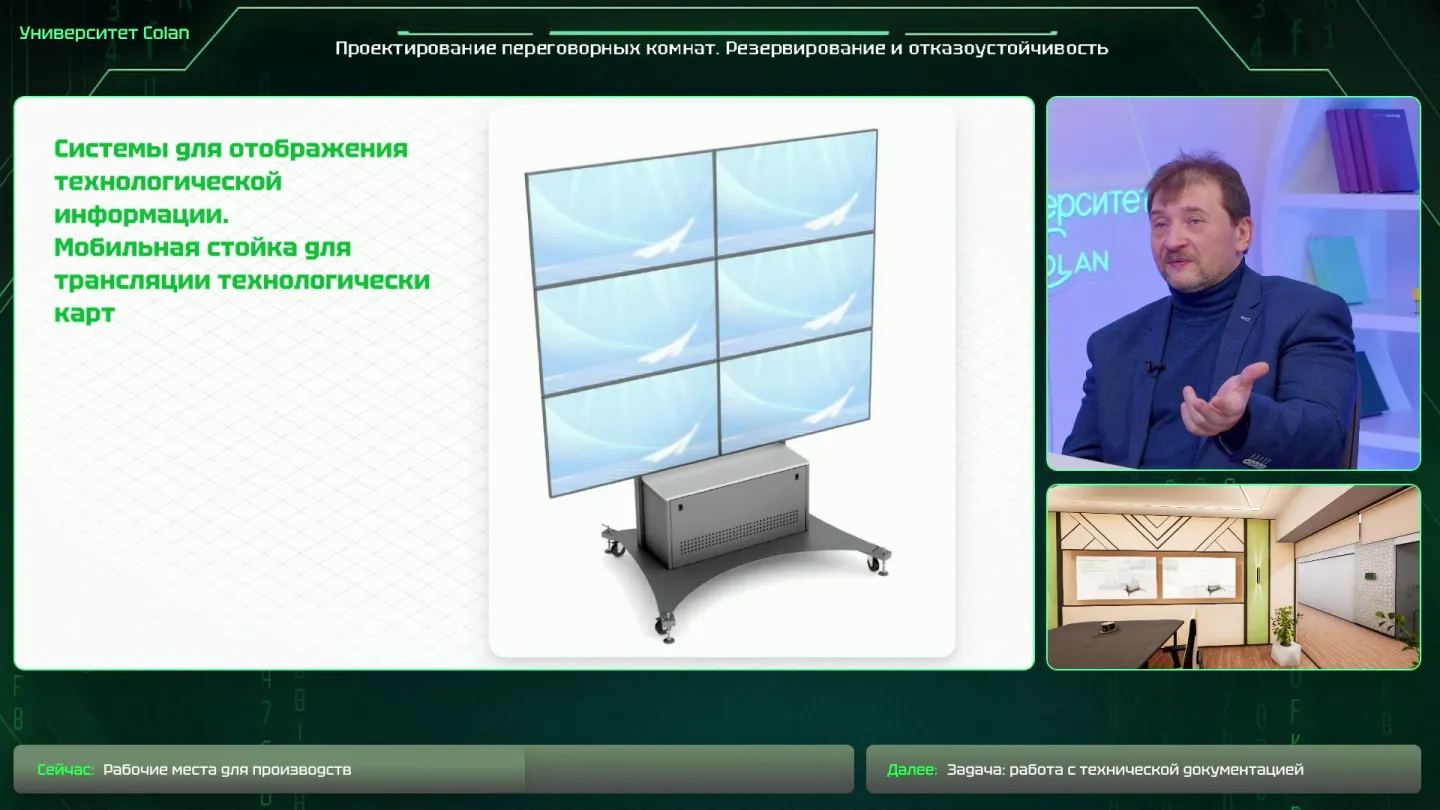 Слайд 10. Видеостена с IP-KVM-приемниками