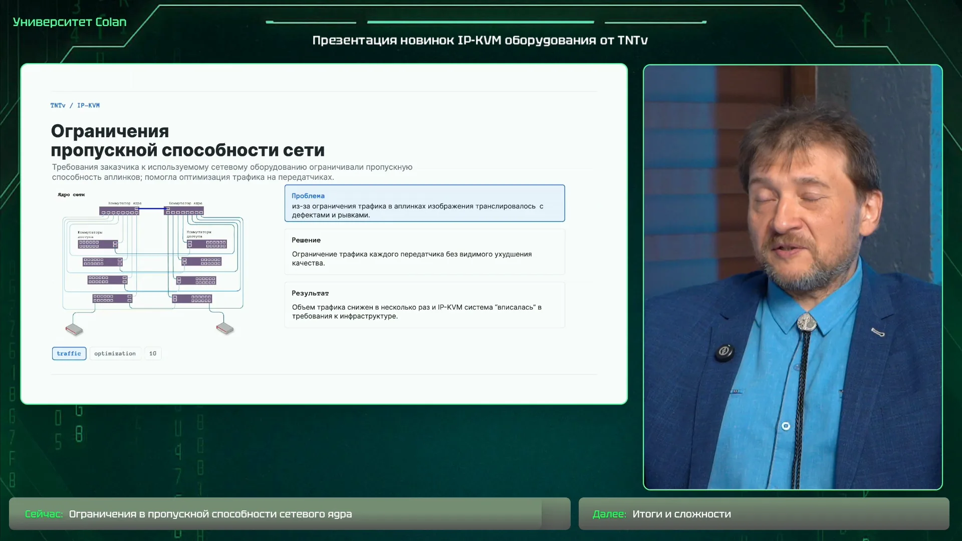 Ограничения пропускной способности сети, 01:18:46